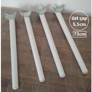 4 ADET AHŞAP MASA AYAĞI CEVİZ-BEYAZ-NATUREL RENK SEÇENEKLİ