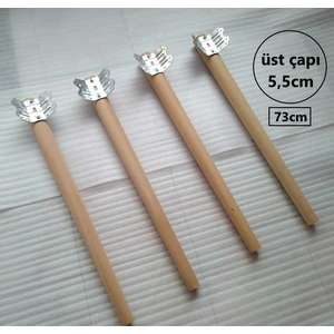 4 ADET AHŞAP MASA AYAĞI CEVİZ-BEYAZ-NATUREL RENK SEÇENEKLİ