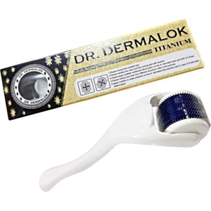Dr. Dermalok 0.50MM Beyaz Dermaroller 540 Iğneli Titanyum Masaj Aleti