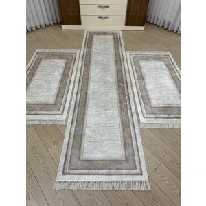 Allgelsin yatak Odası Halısı Seti 3 'lü Yatak Odası Halı Takımı 2 Adet 80X150 1 Adet 80X300 cm Halı Seti