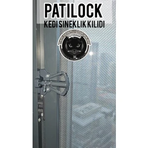 Patilock Kedi Sineklik Kilidi - Siyah