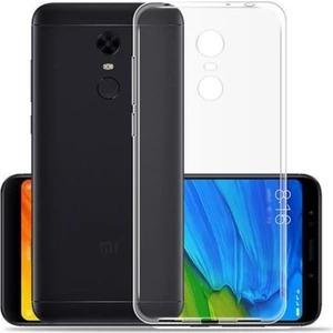 Redmi 5 Plus Uyumlu Şeffaf Silikon Kılıf - Kamera Korumalı Esnek Tam Koruma Kapak