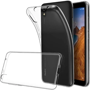 Redmi 7A Uyumlu Şeffaf Silikon Kılıf - Kamera Korumalı Esnek Tam Koruma Kapak