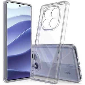 Redmi Note 14 Pro Uyumlu Şeffaf Silikon Kılıf - Kamera Korumalı Esnek Tam Koruma Kapak