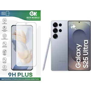ECR MOBILE Samsung Galaxy S25 Ultra Ekran Koruyucu Mat Parmak İzi Bırakmayan Uyumlu Esnek Nano Kırılmayan