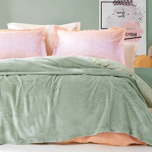 Bedding Olenna Çift Kişilik Wellsoft Battaniye - Adaçayı