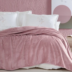 Bedding Olenna Çift Kişilik Wellsoft Battaniye - Pudra