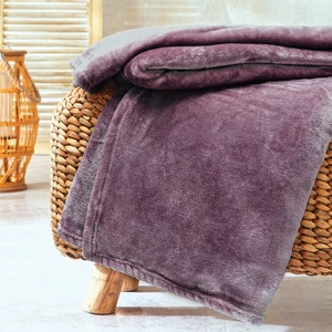 Bedding Olenna Wellsoft Tv Battaniyesi 140x190 cm - Kül Moru