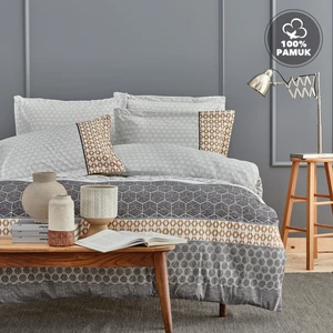Bedding Taren Tek Kişilik Ranforce Nevresim Seti - Gri
