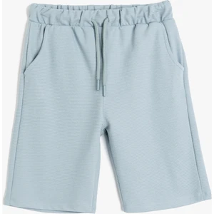 Basic Beli Bağcıklı Cepli Şort