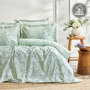 Bedding Andressa Çift Kişilik Ranforce Nevresim Seti - Adaçayı