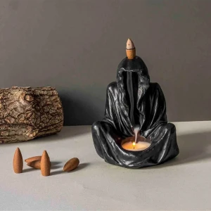 Lara Karma Seramik Tozu El Boyaması Nazgül Geri Akış Tütsülük