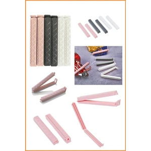 Ezmk Ev Gereçleri Poşet Mandalı, Paket Klips Mandalı, Karışık Renkli, 10 Cm, 4x6 Adet