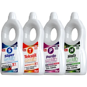Halımatik Tekstilmatik Perdematik 4lü Set 1200ML