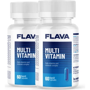 FLAVA MULTİVİTAMİN - 60 Kapsül x 2 Adet