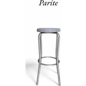 Tabure 75  cm  Metal Ayaklı Gri  Work Stool Hıgh