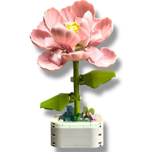 Yapı Taşı Serisi Çiçek Yapım Seti Nar Çiçeği Legom