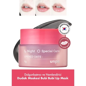 Dolgunlaştırıcı ve Nemlendirici Unpa Dudak Maskesi Bubi Bubi Lip Mask