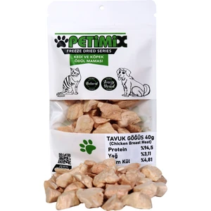 Freeze Dry Tavuk Göğüs 40 gr Kedi ve Köpek Ödül Maması