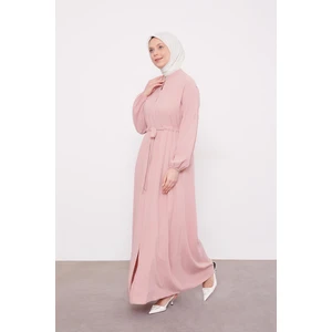 Pudra Bağlama Detaylı Ferace