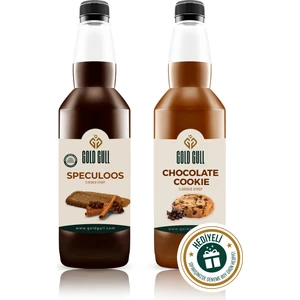 Gold Gull Speculoos & Çikolatalı Kurabiye Aromalı Kahve & Meyve Şurubu 2 x 700 Ml
