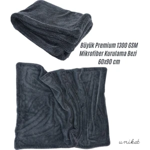 Ultra Yumuşak Mikrofiber Kurulama Havlusu 1300 Gsm 60X90 cm 1 Adet