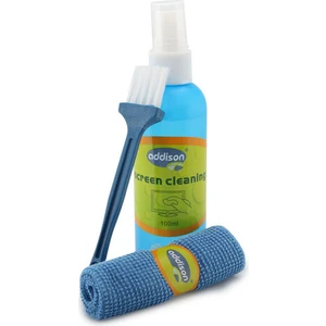 300782 100ML Sprey + Fiber Bez+Fırça LCD Ekran Temizleme Seti