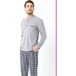 Erkek Ekoseli Pijama Takımı
