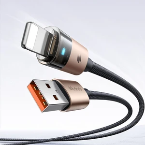 CA-6911 USB A To Lightning Şeffaf Kablo 1.2 M