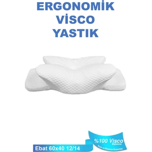 Ortopedik Visco Yastık Boyun Fıtığı Boyun Düzleşmesi Boyun Destekli Güzellik Yastığı