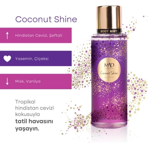 Mad Parfüm Mad Coconut Shine 250 ml Body Mist