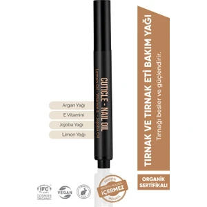 Organik Tırnak Eti ve Tırnak Bakım Yağı 2.8ml