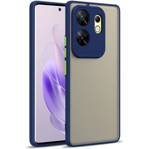 Infinix Zero 30 4g Kılıf Mat Kamera Korumalı Renkli Tuşlu Sert Silikon Hux Kapak