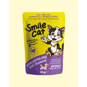 Cat Pouch 85 gr Kısır Kedi Biftekli 85*24ADET