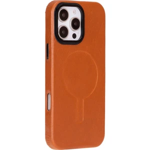 Apple iPhone 16 Pro Max Uyumlu, Hakiki Deri, El Yapımı Kılıf, Gölgeli Taba