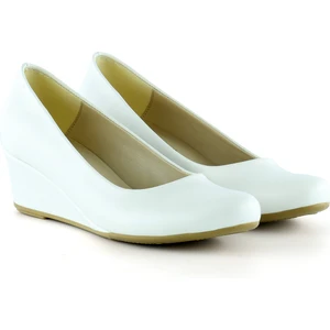 Maya Beyaz Dolgu Topuklu Ayakkabı