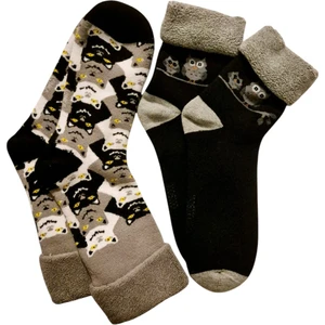 Eğlenceli - Karakterli Yumuşacık Havlu Çorap - Patik 2'li