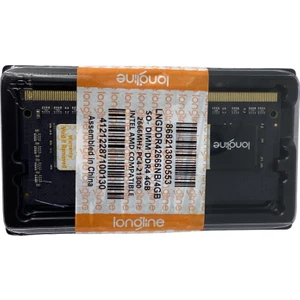 So-Dımm Ddr4 4gb 2666MHZ PC4-21300 CL19 Amd And Intel Compatıble LNGDDR42666NB/4GB