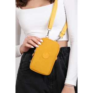 Mega Bag M 226 Mega Bag Krinkıl Kumaş  Küçük Omuz Çantası, Telefonluk