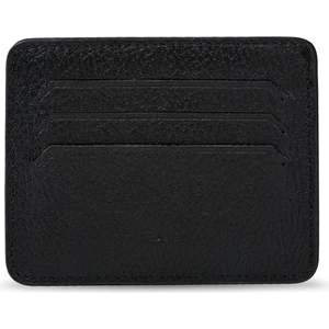 Erkek Hakiki (Gerçek) Deri Kartlık Floater Desen Siyah 114506