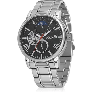 Polo Air Lüx Erkek Kol Saati Gümüş Siyah Renk PL-0928E3X