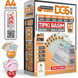 Karakutu Yayınları 2025 DGS ÖSYM Çıkmış Soru Tıpkı Basım 12li Deneme Paketi Video ve Dijital Çözümlü Türkiye Geneli