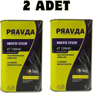 4t 10W40 Yarı Sentetik Motosiklet Yağı 2 Adet