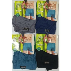 BERRAK4430, 5'li Paket Erkek Bambu Boxer Short BRK4430-5
