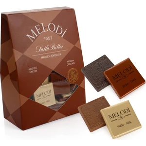 Melodi Çikolata Piramit Kutu Madlen Çikolata 400 gr