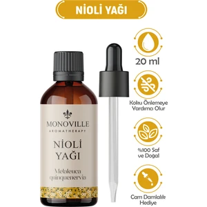 Nioli Uçucu Yağı Cam Damlalıklı Özel Kutusunda %100 Saf Ve Doğal 20 ml