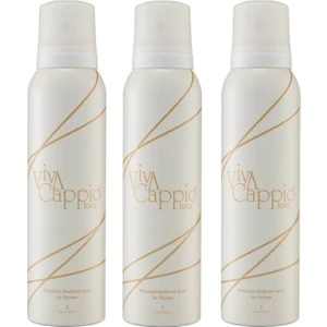 Viva Cappio Lola Paraben Free 24H Sprey Kadın Deodorant 150 ml x 3 Adet