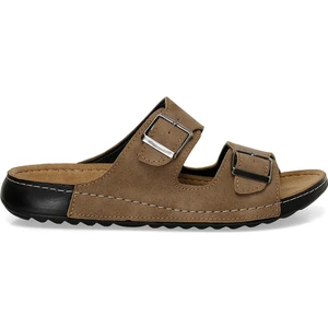 606104.M4PR Bej Erkek Terlik