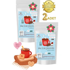 Hygge Sıcak Çikolata Mix Marshmallow Aromalı - Swiss Style Premium Set - 2 Adet