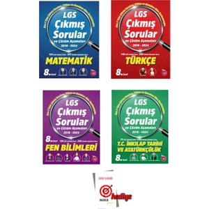 Lgs Matematik Türkçe Fen Bilimleri Inkılap Tarihi ve Atatürçülük Çıkmış Sorular ve Çözümleri Lgs Hazırlık